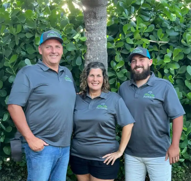 Rise Up Plumbing Employee Working Hard