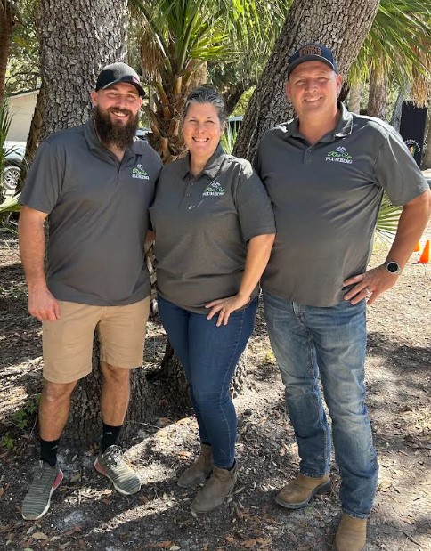 Rise Up Plumbing Employee Working Hard